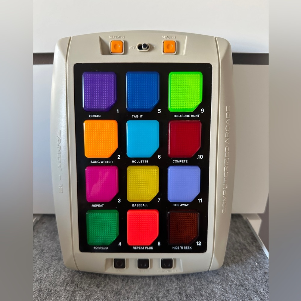 Tandy Computerized Arcade Radio Shack 12 In 1   Retro Game system - NOT working